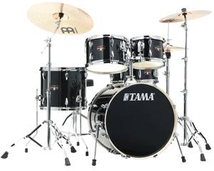 Tama Imperialstar na 20" IP50H6W Hairline Black + Talerze Meinl