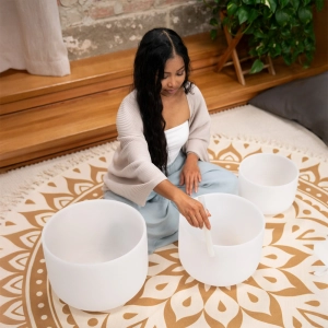 Meinl Zestaw 3 Mis Kryształowych Crystal Chakra Set CSBSETGEC