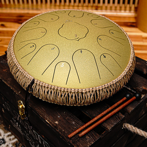 Pure Tongue Drum Lotus 14" 15 tonów (D-Dur) GOLD