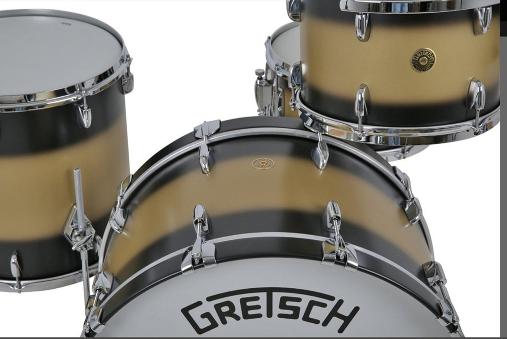 Gretsch Broadkaster Classic Hardware 24 + werbel kolor Gold Dusk