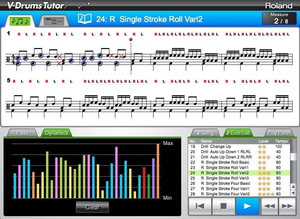 Roland DT1 Program do nauki gry na V-Drums