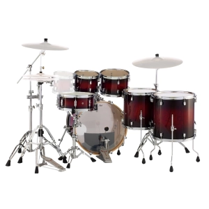 Pearl Decade Maple 22 (Gloss Deep Red) + Floor Tom 14