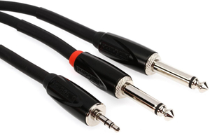 Roland Black Series Kabel Y 2 x Jack - Mini Jack Stereo 3 m RCC103528V2