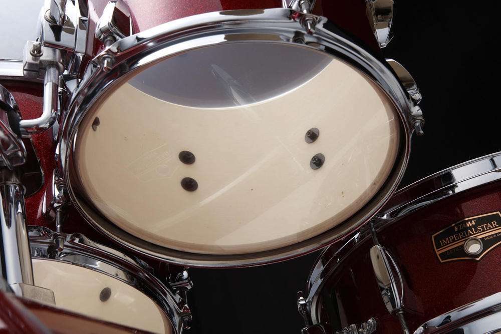 Tama Imperialstar na 22" IP52H6WBRM Burnt Red Mist + Talerze Meinl