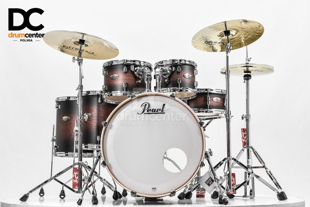 Pearl Decade Maple Satin Brown Burst + Floor Tom 14