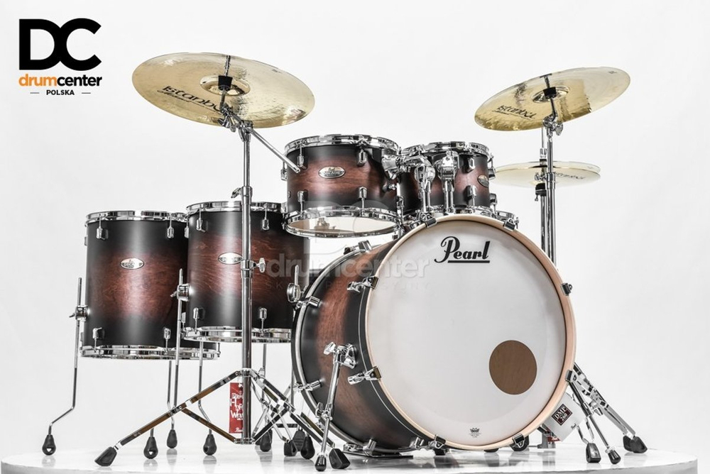 Pearl Decade Maple Satin Brown Burst + Floor Tom 14