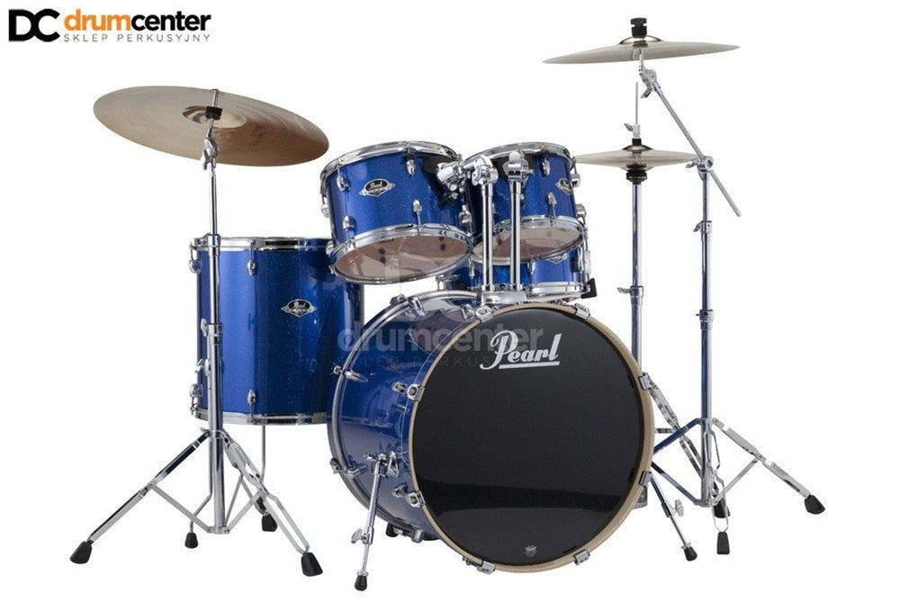 Pearl Export 22 Fusion (Electric Blue) + Hardware Pack