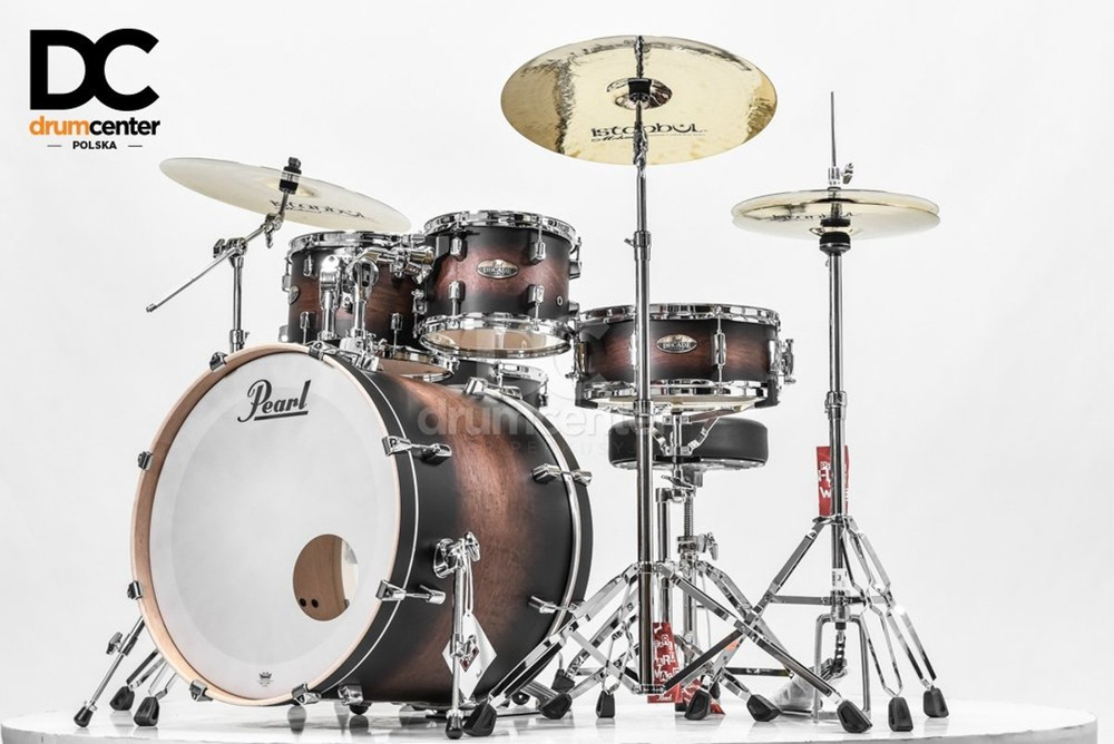 Pearl Decade Maple 22 (Satin Brown Burst) + Floor Tom 14