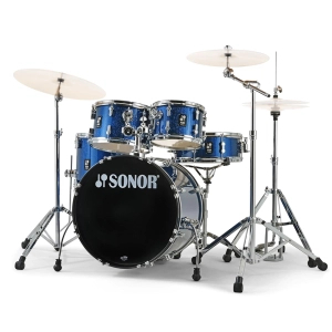 SONOR AQX Studio Blue Ocean Sparkle + hardware