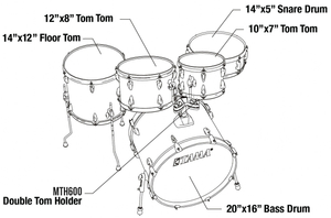 Tama Imperialstar 20 (Burnt Red Mist)