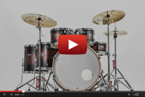 Pearl Decade Maple 22 (Satin Brown Burst) + Floor Tom 14