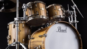 Pearl Masterworks Studio - Matte Natural Black Limba