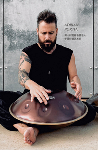 DrumParts Handpan Kurd D Minor DPHPBRN
