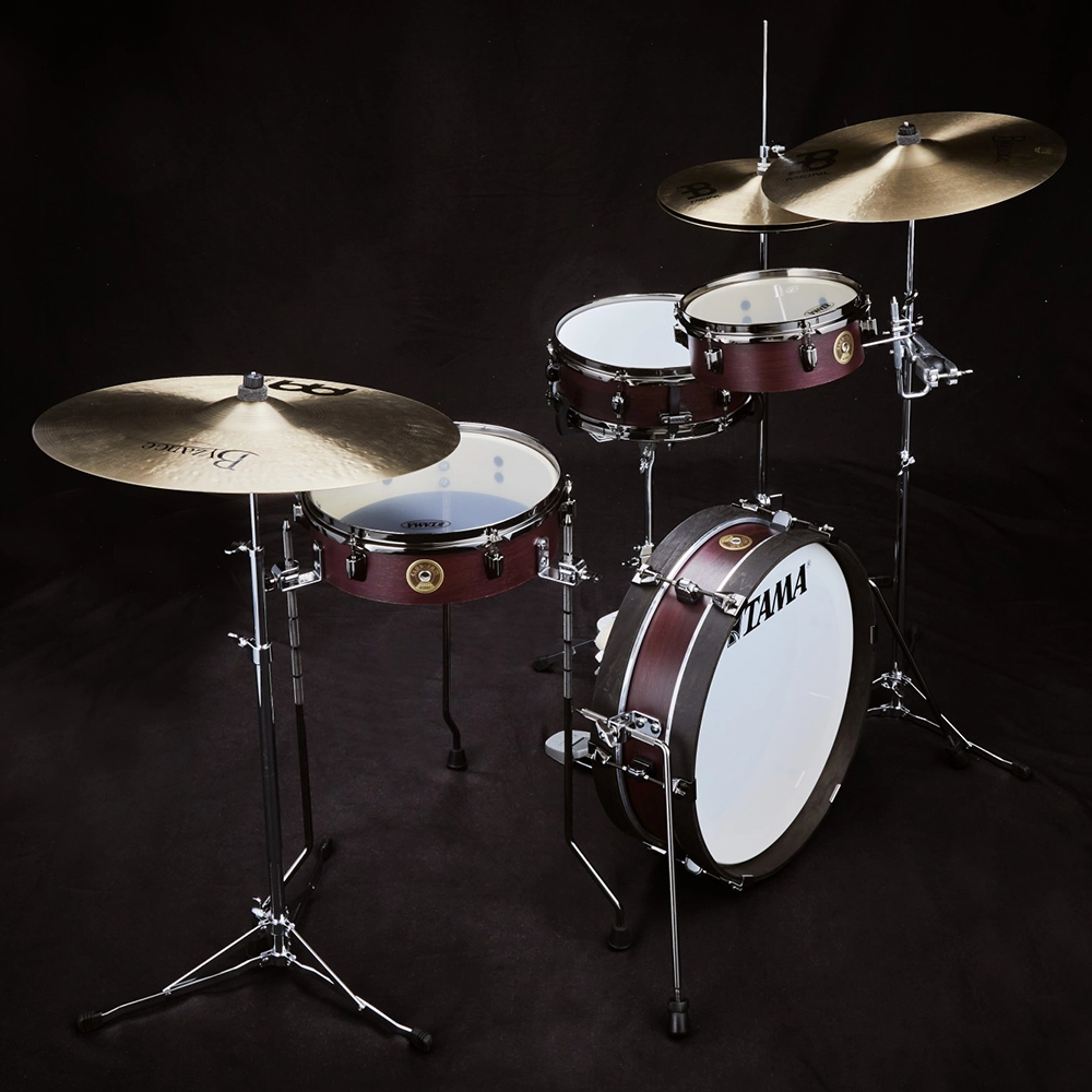 Tama Club Jam Pancake Shell Kit (Burgundy Walnut)