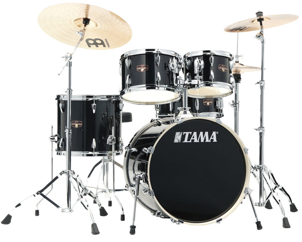 Tama Imperialstar na 20" IP50H6W Hairline Black + Talerze Meinl