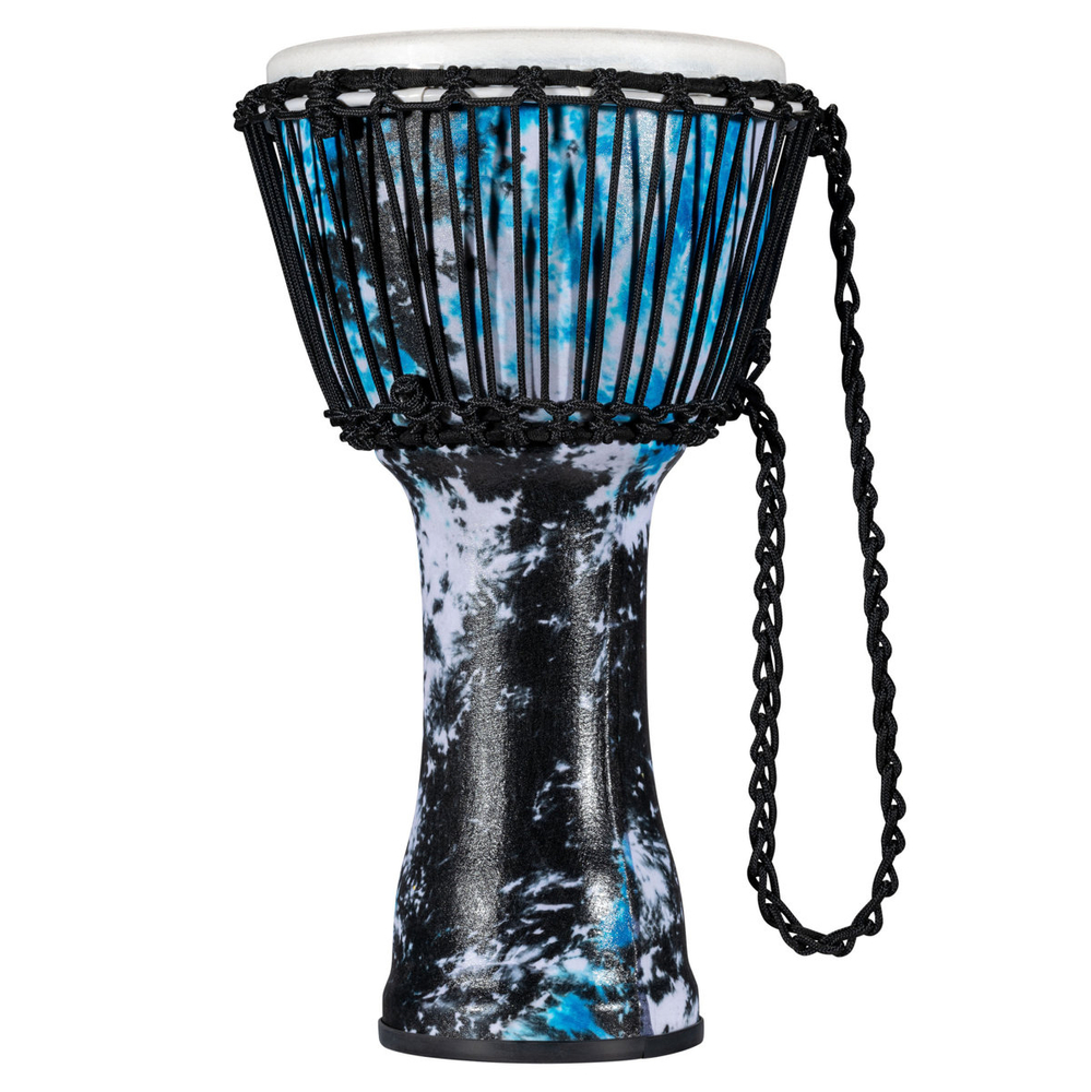 Meinl Travel Djembe 10" Galactic Blue Tie Dye PADJ8MF