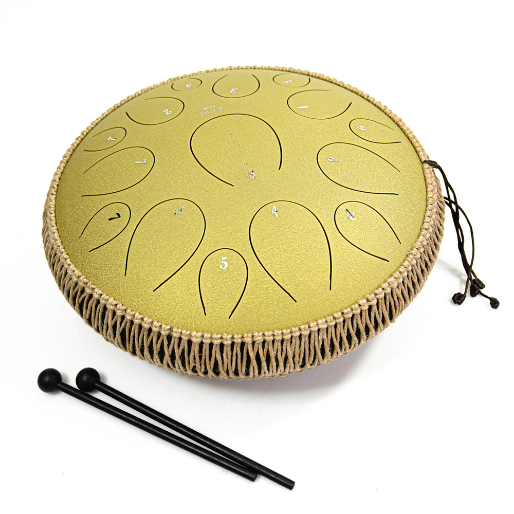 Pure Tongue Drum Pro 14" 15 tonów (C-Dur) GOLD 