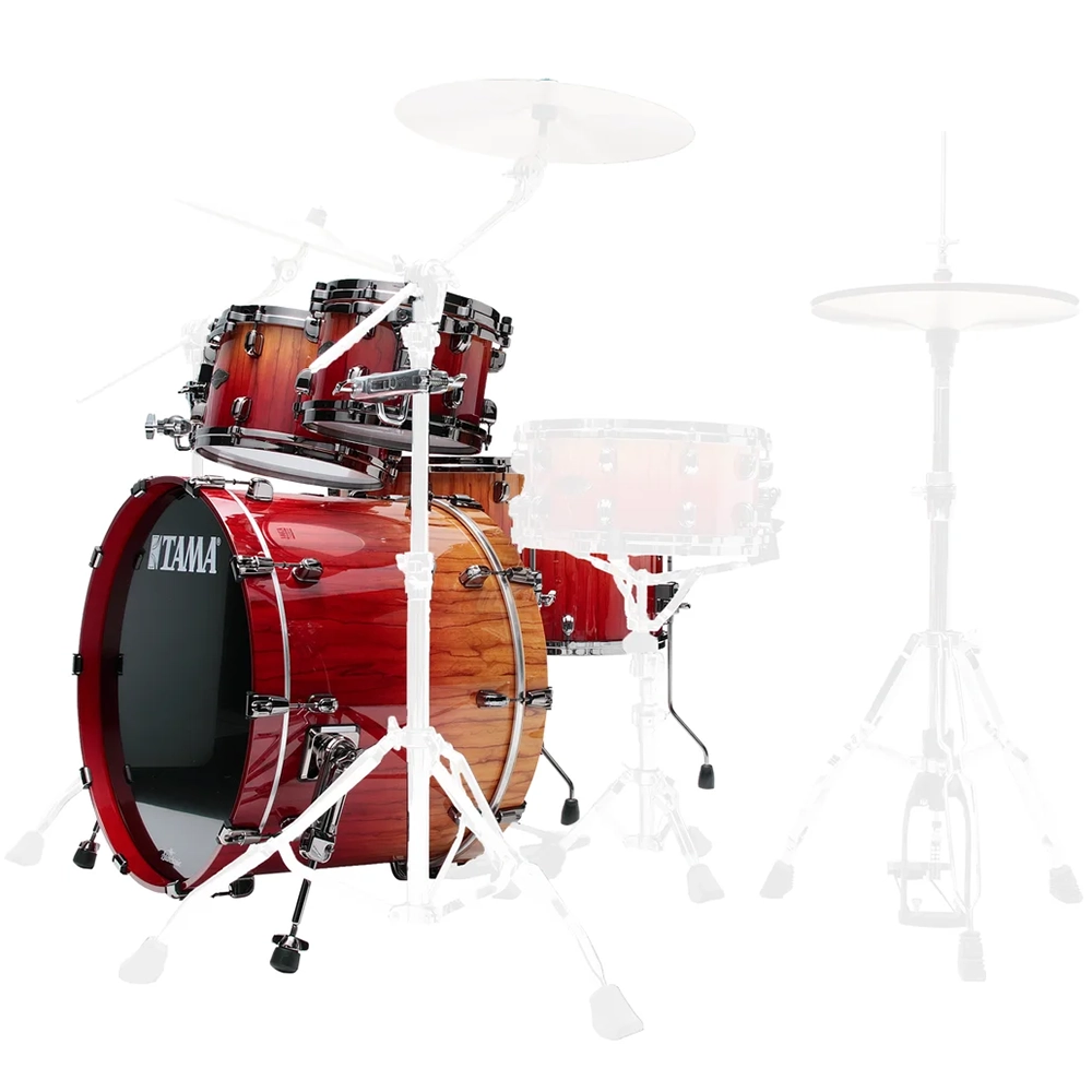 Tama Starclassic Walnut/Birch Limited (Vermillion Bosse Fonce Fade) Shell set