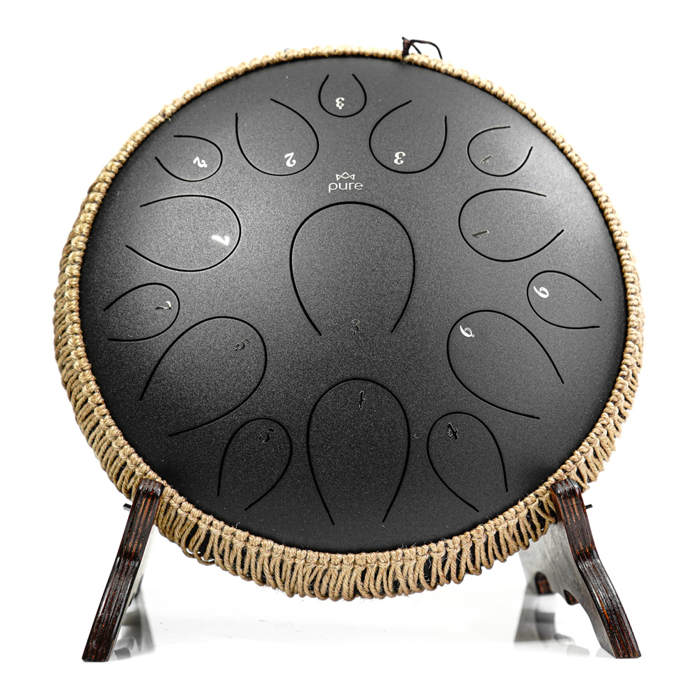 Pure Tongue Drum Pro 14" 15 tonów (C-Dur) BLACK 