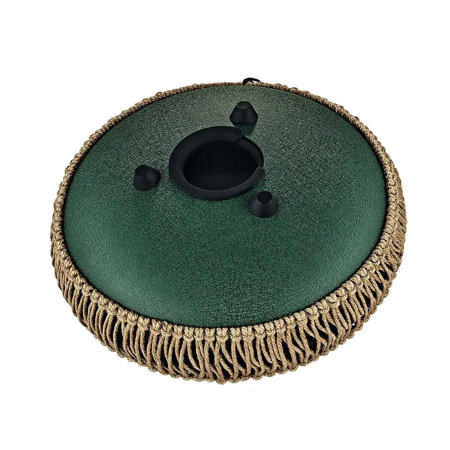 Meinl Sonic Energy Steel Tongue Drum 10" Dark Green MOSTD4DG
