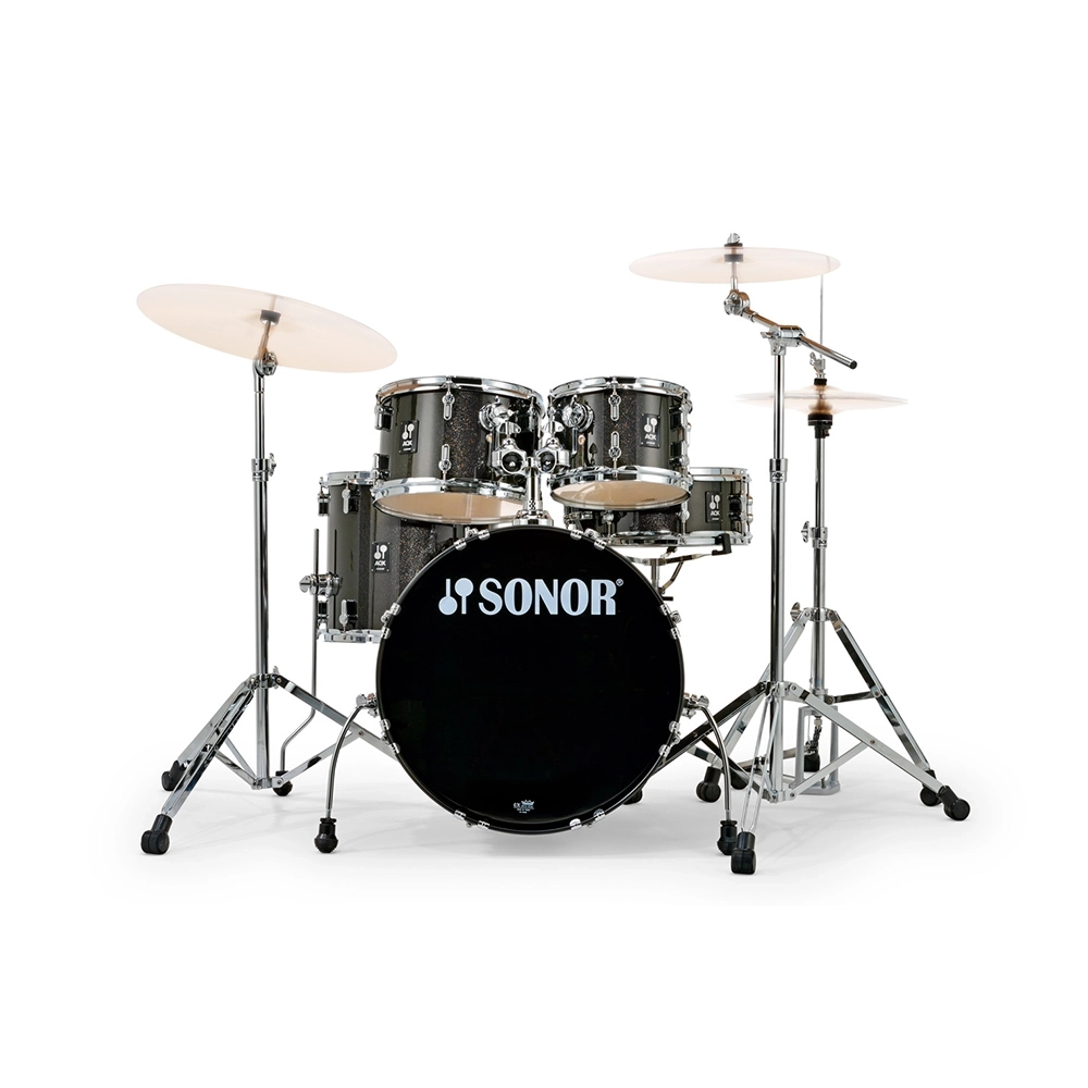 SONOR AQX Studio Black Midnight Sparkle + hardware
