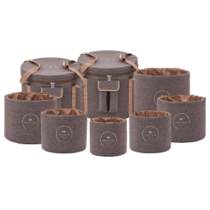 Meinl SE Zestaw przekładek na misy Brown Set Sleeves 8 9 10 11 12 13 + Bags 14 14 CSBPSSET3