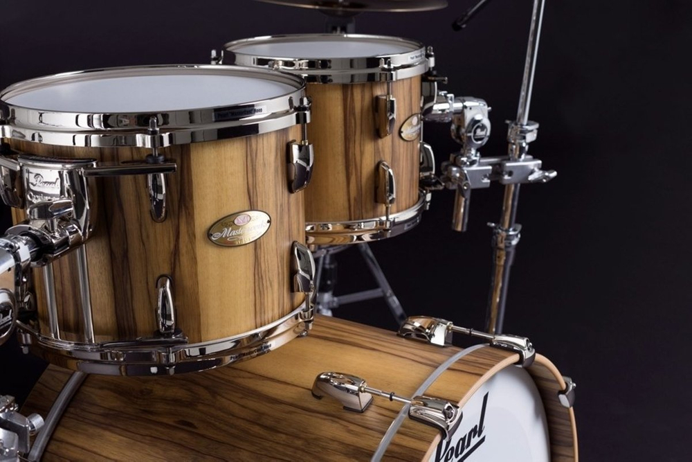 Pearl Masterworks Studio - Matte Natural Black Limba