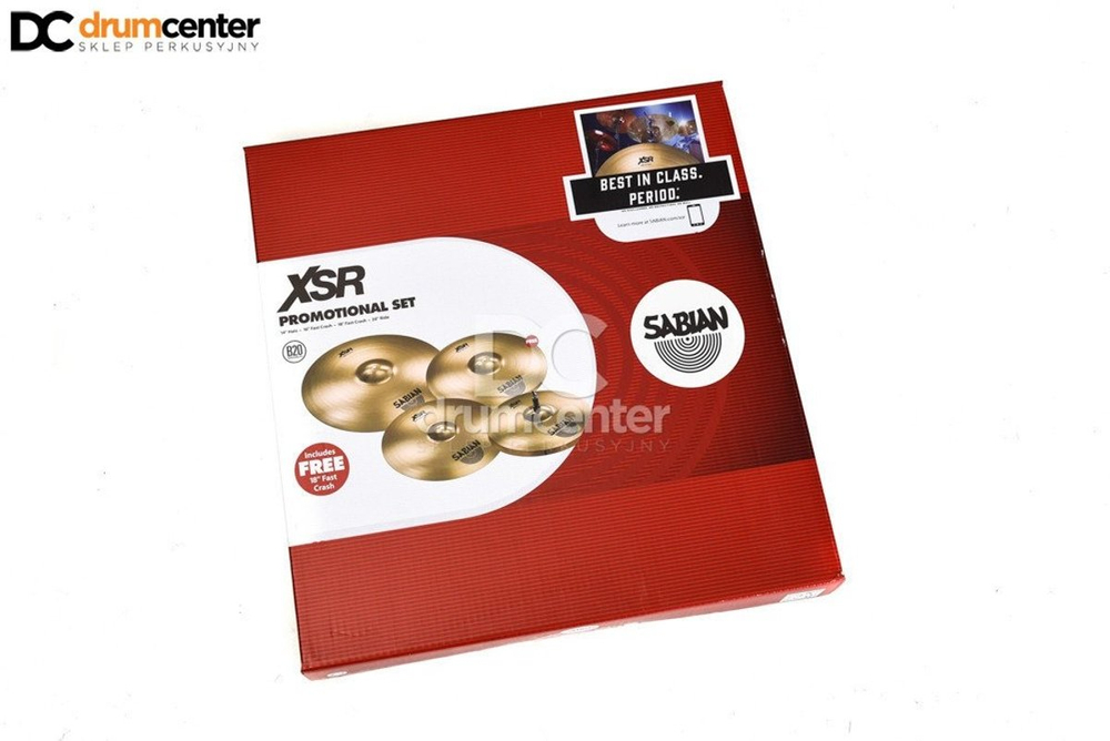 Sabian XSR Set + FREE Crash 18