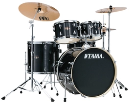 Tama Imperialstar na 22" IP52H6WHBK Hairline Black + Talerze Meinl