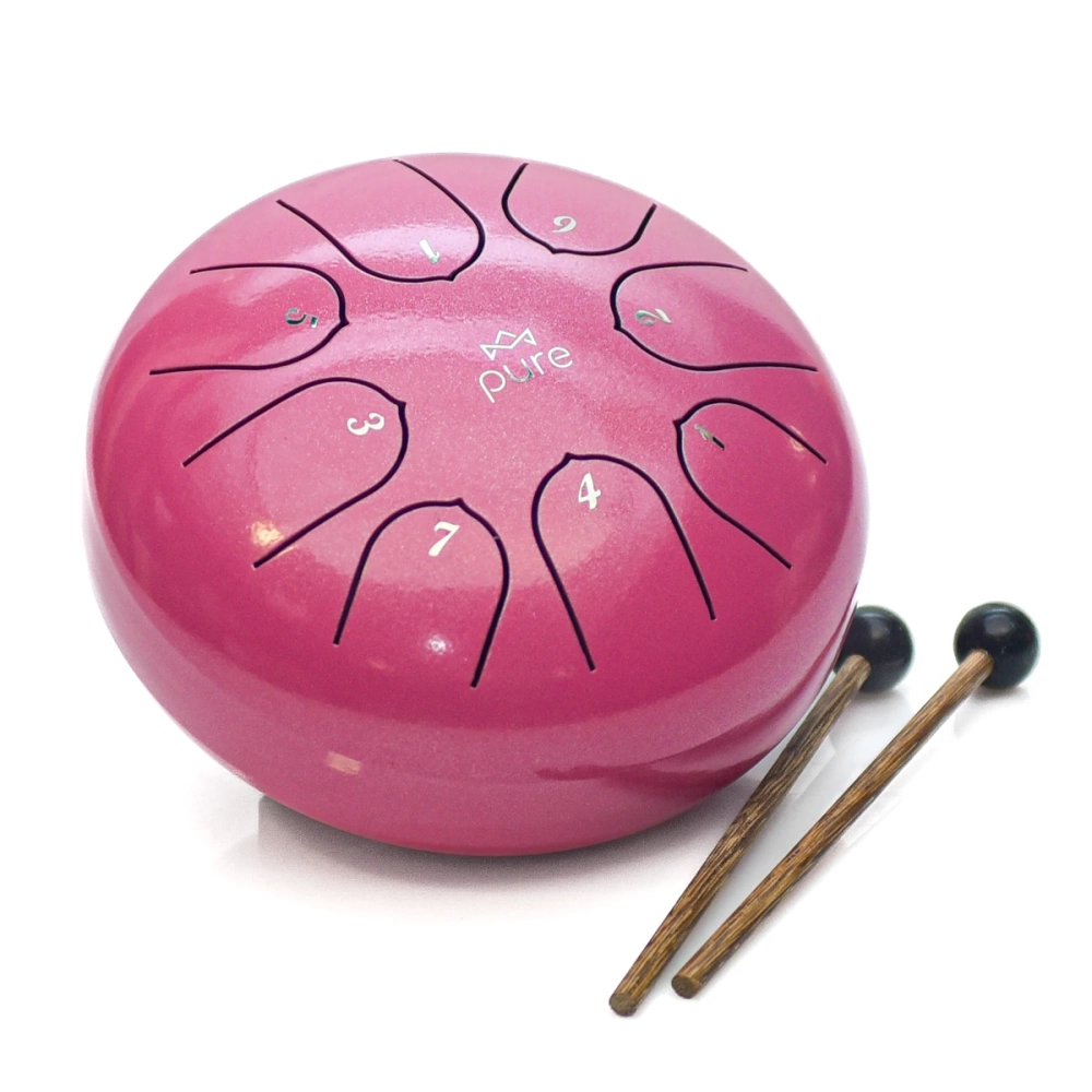 Pure Tongue Drum Mini 6" 8 tonów (C-dur) PINK