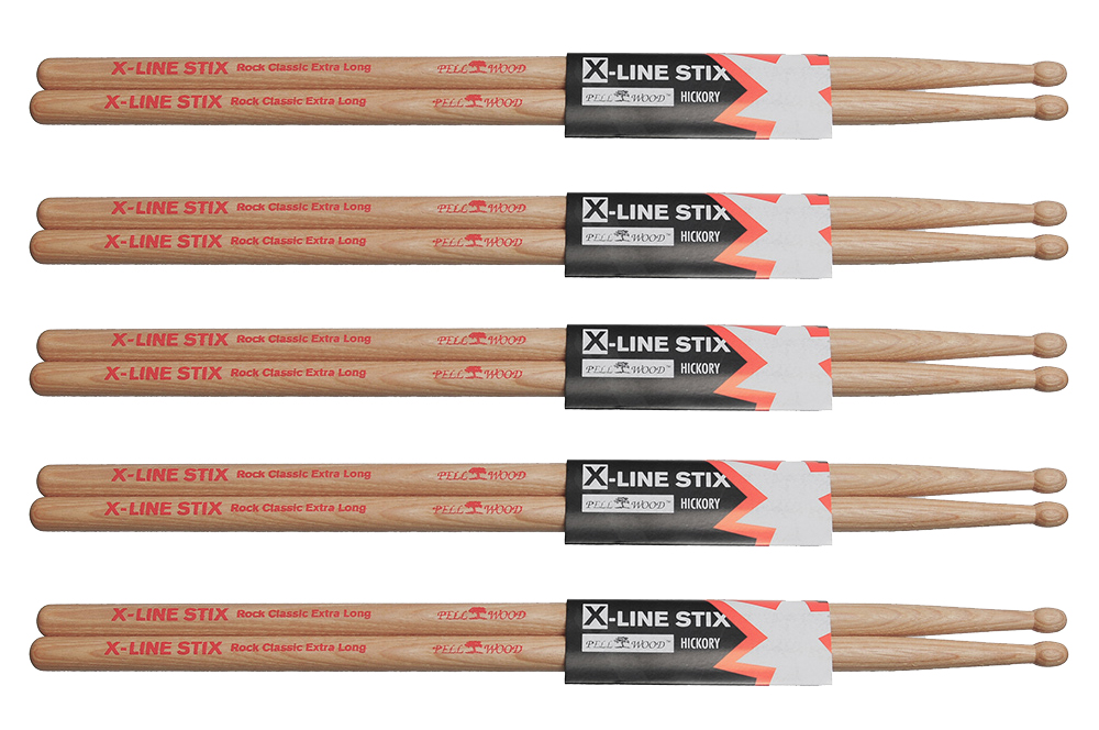 Pellwood X-Line Hickory USA Rock Extra Long - 5 PAR