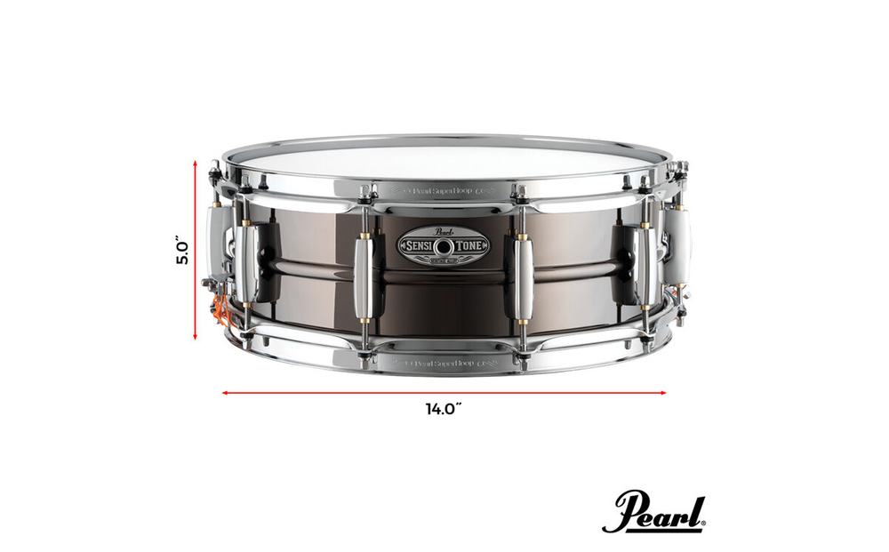 Pearl Sensitone Heritage Alloy Black Brass 14x5 STH1450BR