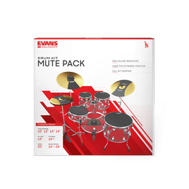 Evans Sound Off Zestaw wyciszaczy 10 12 14 + 14 + bass + talerze
