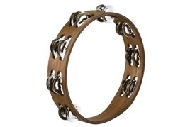 Meinl - Wood Tambourine steel 10" TA2WB