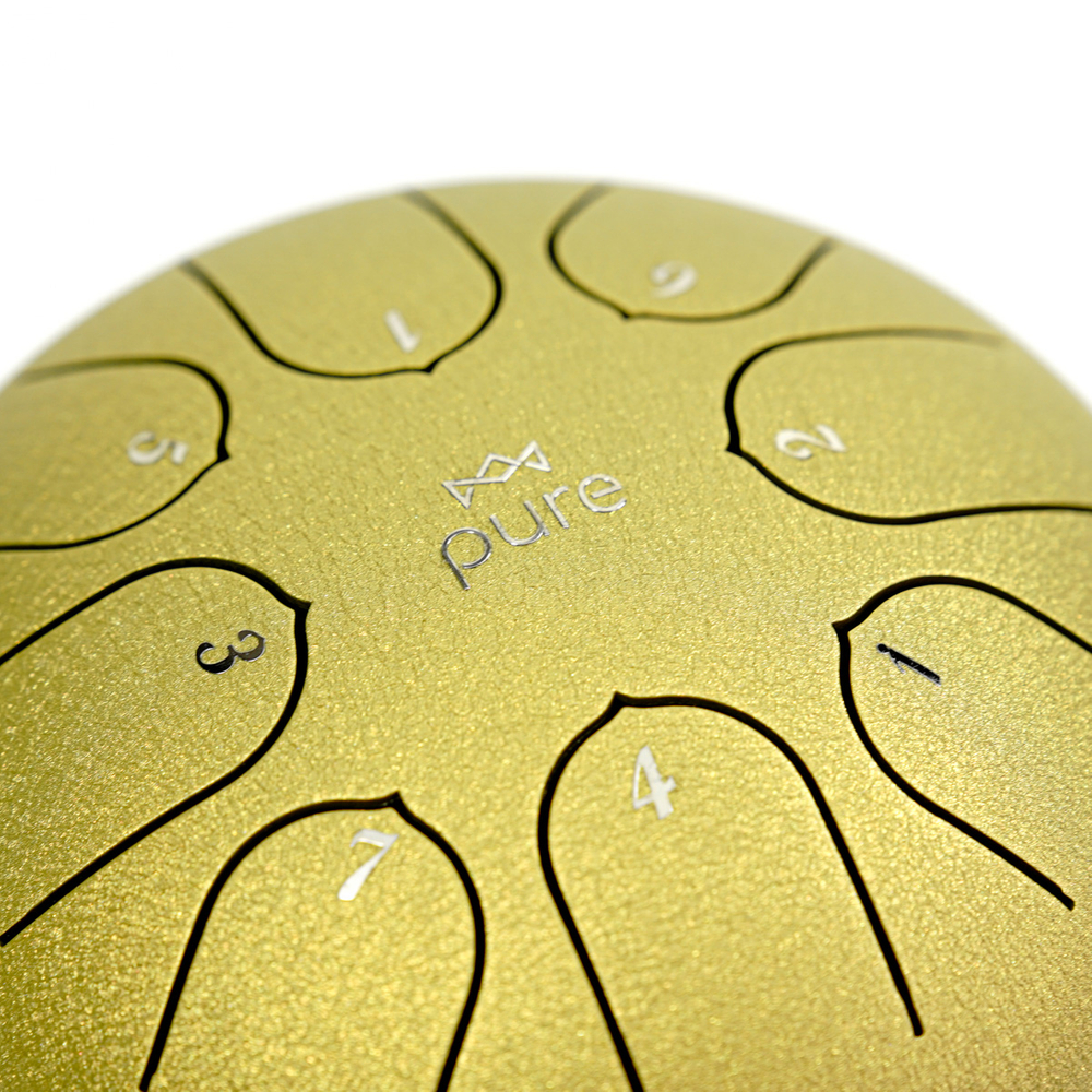 Pure Tongue Drum Pro Mini 6" 8 tonów (C-dur) GOLD