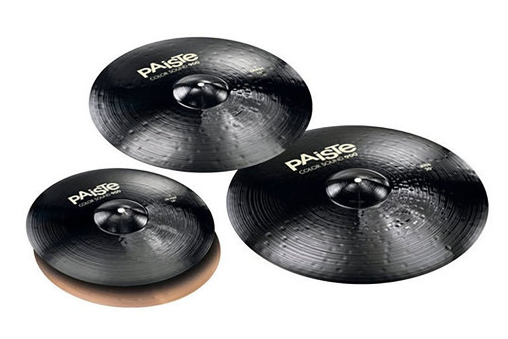 Paiste Color Sound 900 BLACK Univ Set 14+16+20