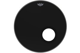Remo Powerstroke 3 Ebony Bass Reso 22 (z otworem)