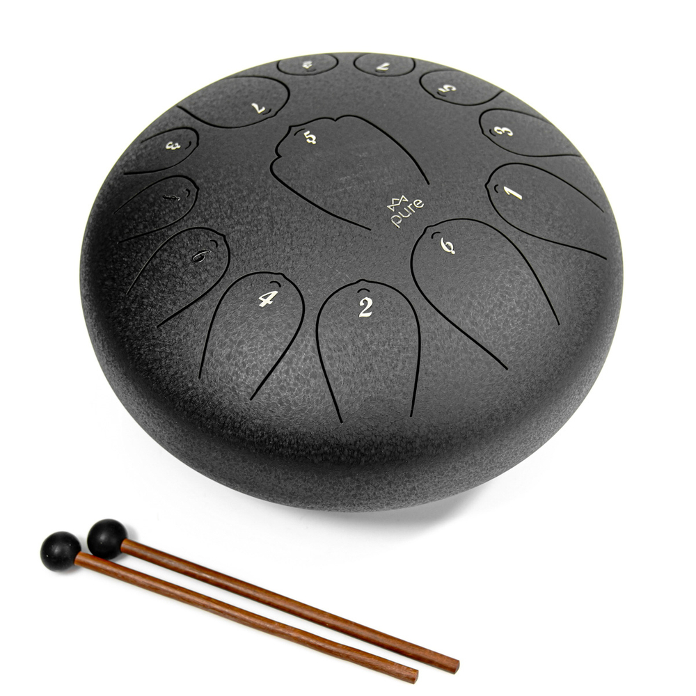 Pure Tongue Drum Pro 12" 13 tonów (C-Dur) CHARCOAL 