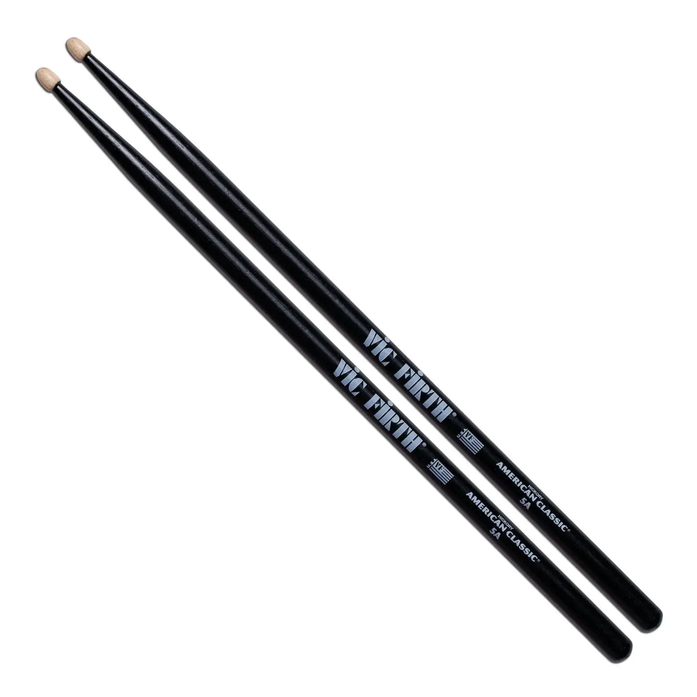 Vic Firth 5B Black (American Classic Hickory) 