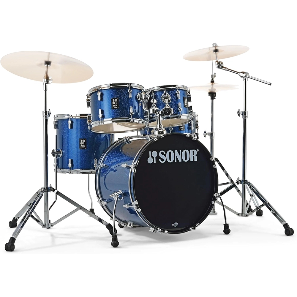 SONOR AQX Studio Blue Ocean Sparkle + hardware