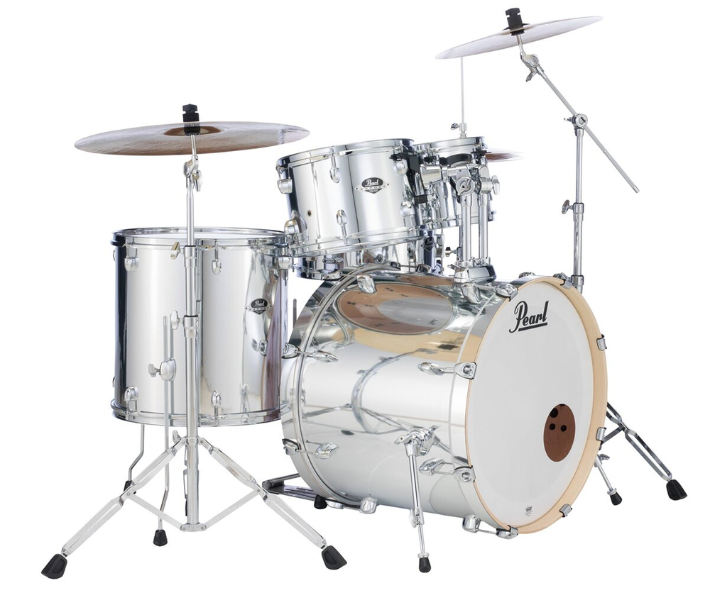 Pearl Export 22 Rock (Mirror Chrome) Shell set
