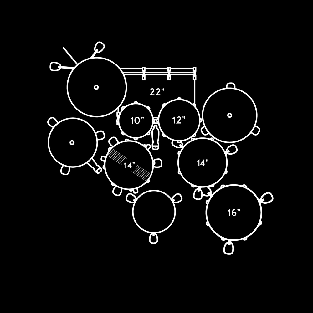 Pearl Roadshow PLUS PLUS 22 (BLACK)