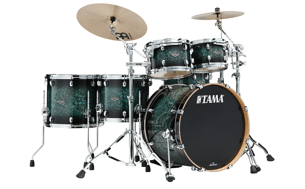 Tama Starclassic Performer 22 (Molten Steel Burst) + floor tom 14"