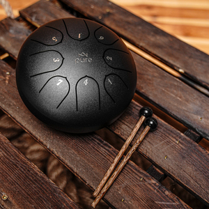 Pure Tongue Drum Pro Mini 6" 8 tonów (C-dur) BLACK