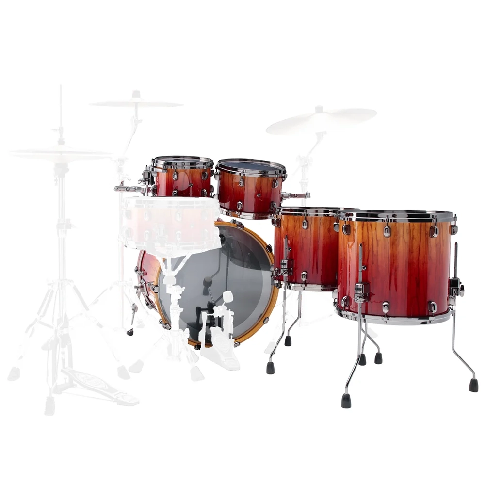 Tama Starclassic Walnut/Birch Limited (Vermillion Bosse Fonce Fade) Shell set
