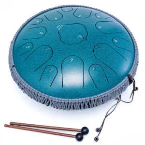Pure Tongue Drum Lotus 14" 15 tonów (D-Dur) MALACHITE