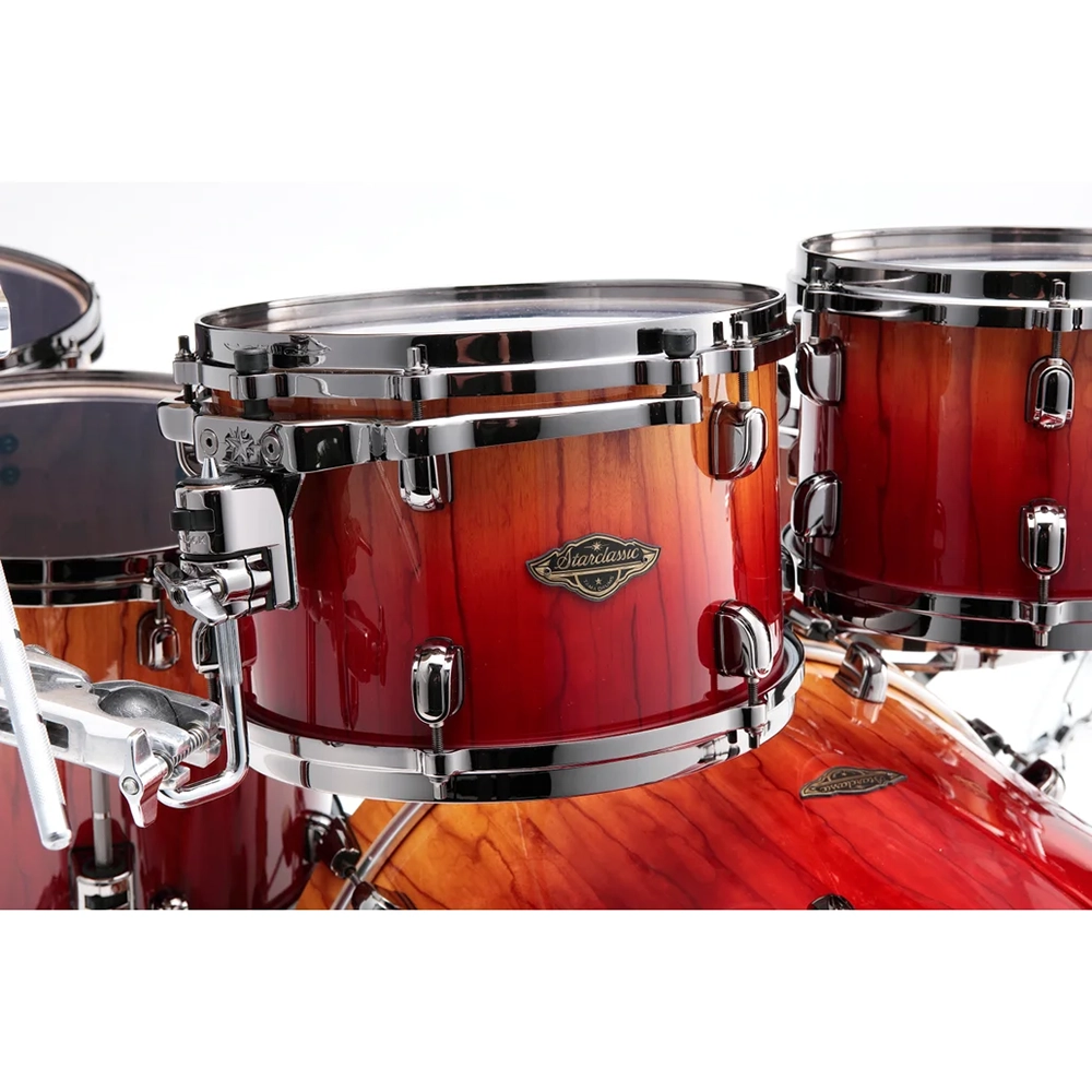 Tama Starclassic Walnut/Birch Limited (Vermillion Bosse Fonce Fade) Shell set