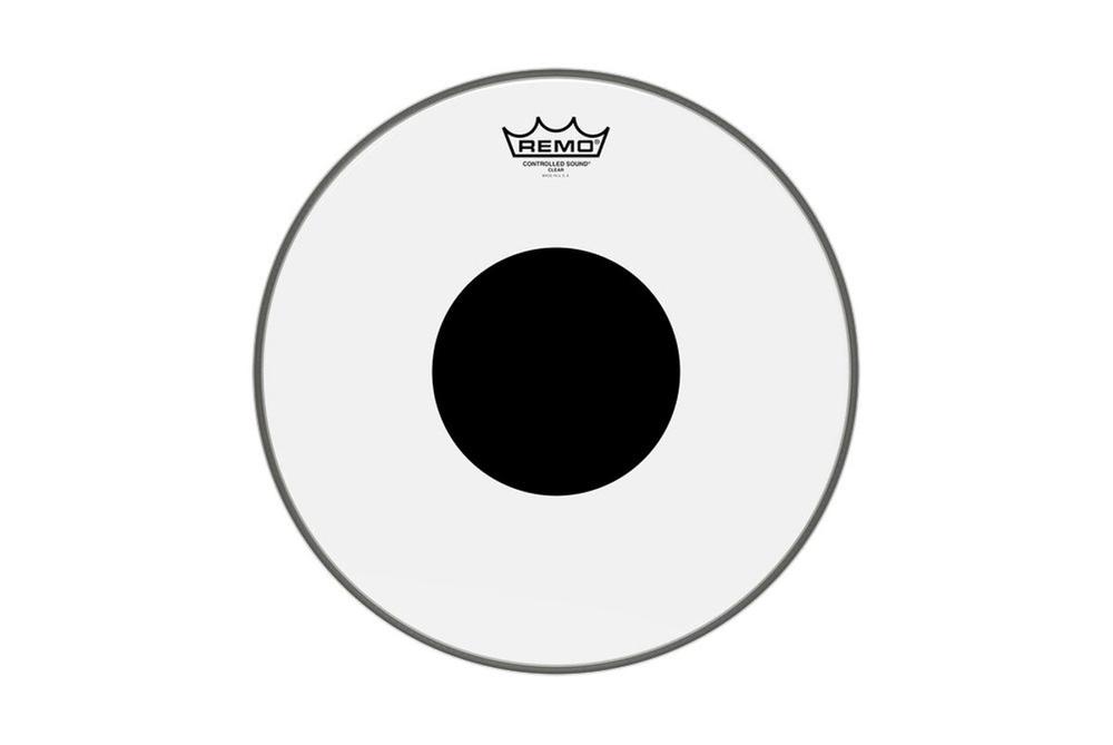 Remo Controlled Sound CS Black Dot Top 12