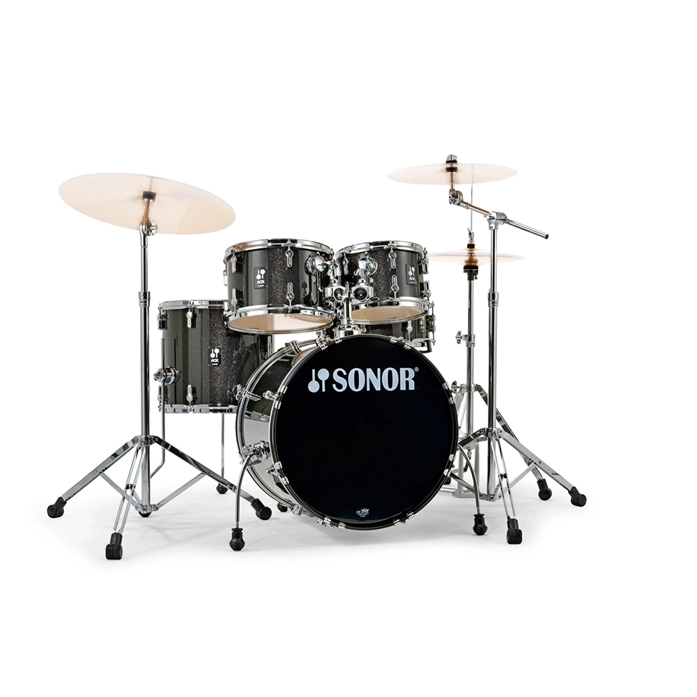 SONOR AQX Studio Black Midnight Sparkle + hardware