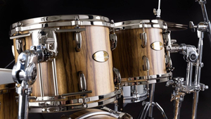 Pearl Masterworks Studio - Matte Natural Black Limba